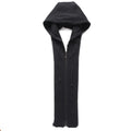 Men's Wool Blend Trench Coat with Detachable Hood